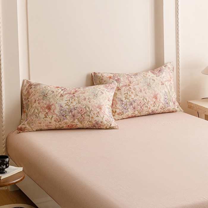 爱思佳 2025新款棉麻数码印花单品枕套枕套单件-单枕套 幻彩