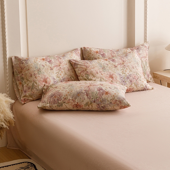 91家纺网 家纺一手货源 找家纺 爱思佳 2025新款棉麻数码印花单品枕套枕套单件-单枕套 幻彩