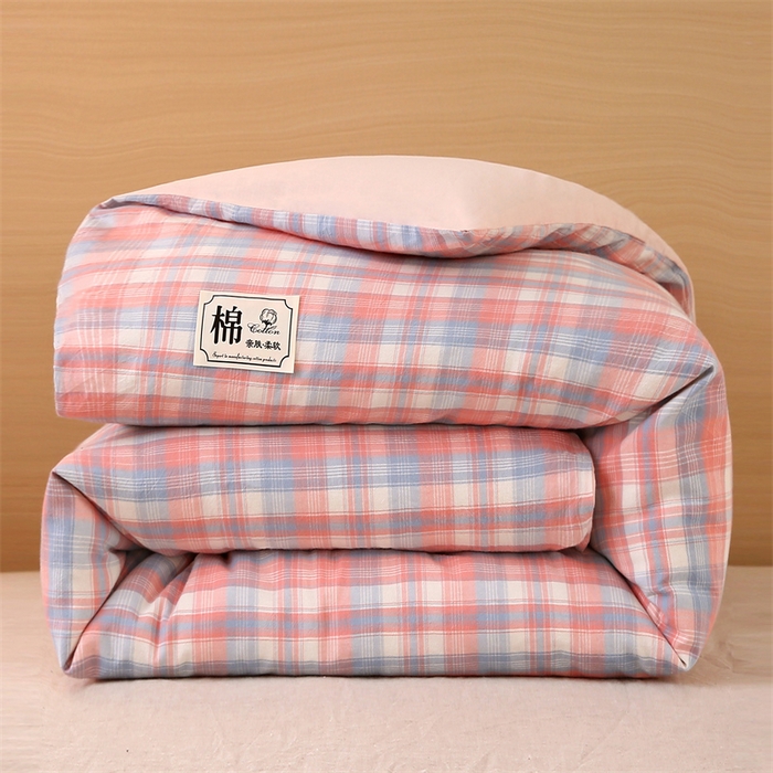 91家纺网 家纺一手货源 找家纺 好睡棉 2025新款无印风可拆洗新疆棉花被冬被春秋被夏被四季被子被芯 星空粉