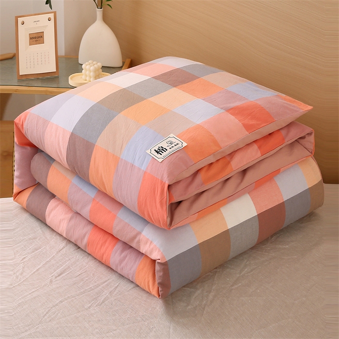 91家纺网 家纺一手货源 找家纺 好睡棉 2025新款无印风可拆洗新疆棉花被冬被春秋被夏被四季被子被芯 英格红