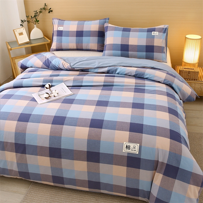91家纺网 家纺一手货源 找家纺 好睡棉 2025新款无印风可拆洗新疆棉花被冬被春秋被夏被四季被子被芯 英格蓝