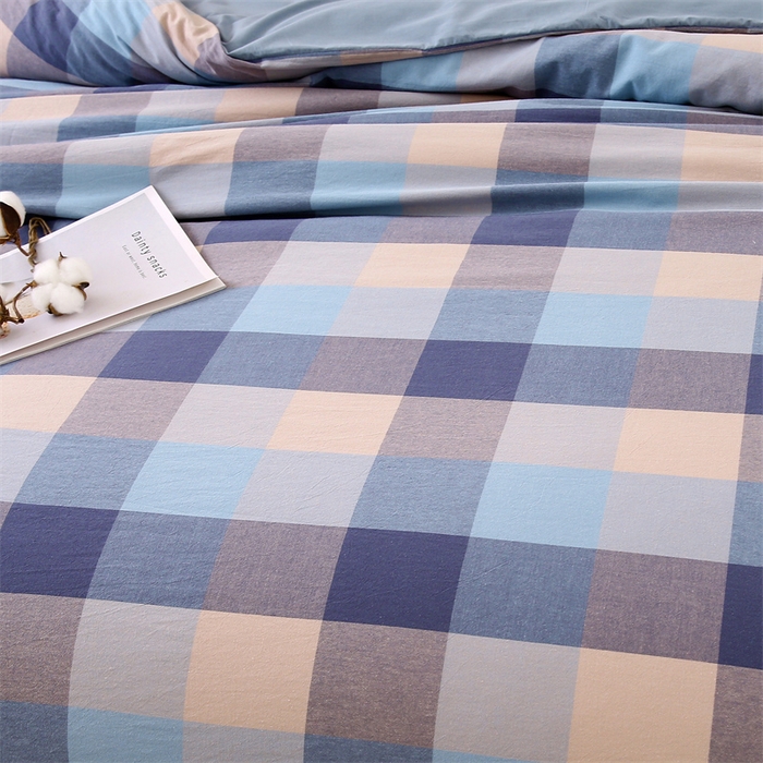 91家纺网 家纺一手货源 找家纺 好睡棉 2025新款无印风可拆洗新疆棉花被冬被春秋被夏被四季被子被芯 英格蓝