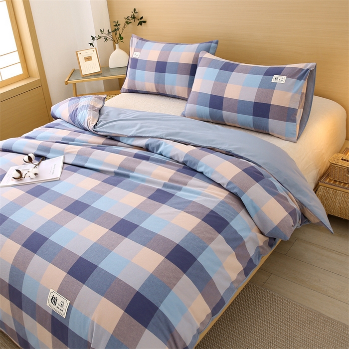91家纺网 家纺一手货源 找家纺 好睡棉 2025新款无印风可拆洗新疆棉花被冬被春秋被夏被四季被子被芯 英格蓝