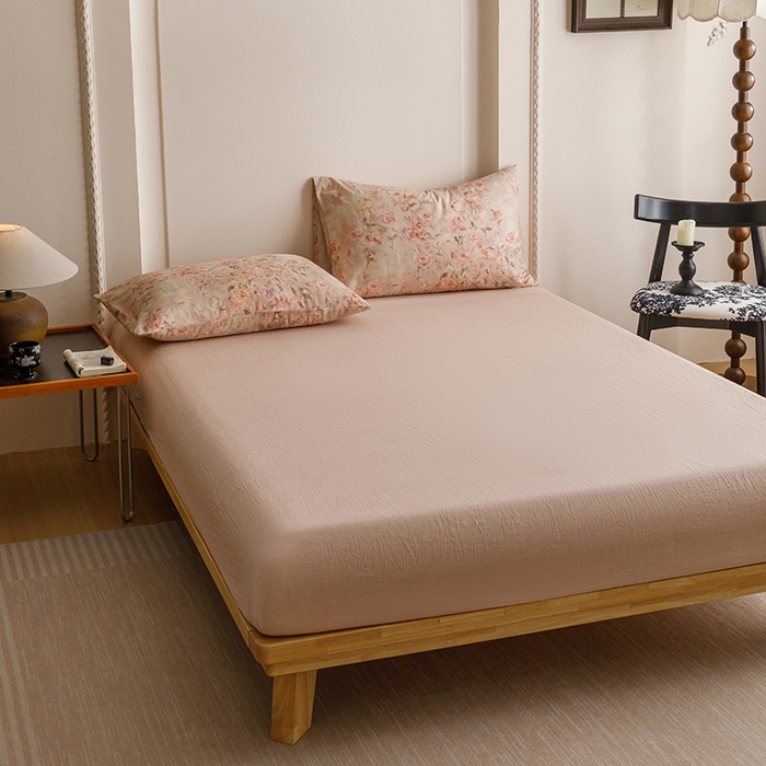 91家纺网 家纺一手货源 找家纺 （总）爱思佳 2025新款棉麻数码印花单品床笠床笠单件-单床笠