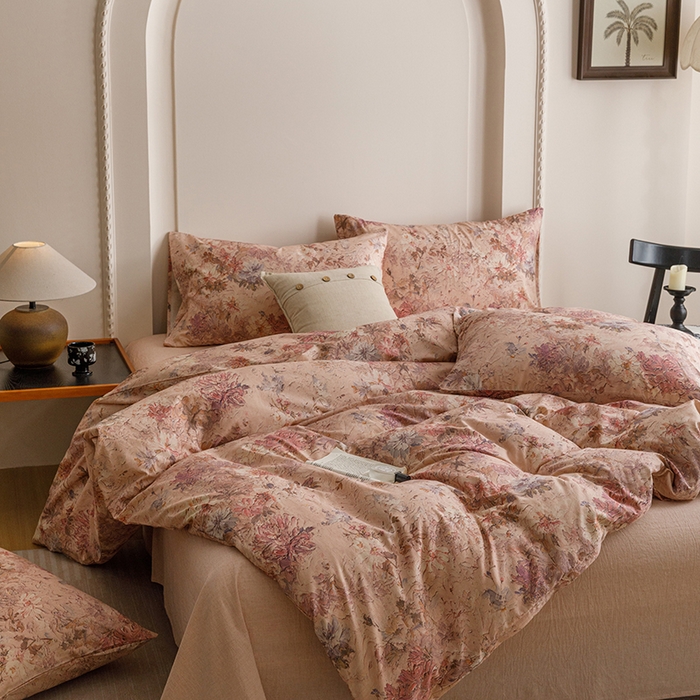 91家纺网 家纺一手货源 找家纺 （总）爱思佳 2025新款棉麻数码印花单品被套被套单件-单被套