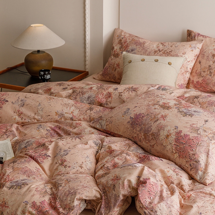 91家纺网 家纺一手货源 找家纺 （总）爱思佳 2025新款棉麻数码印花单品被套被套单件-单被套