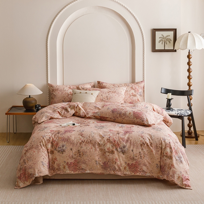 91家纺网 家纺一手货源 找家纺 （总）爱思佳 2025新款棉麻数码印花单品被套被套单件-单被套