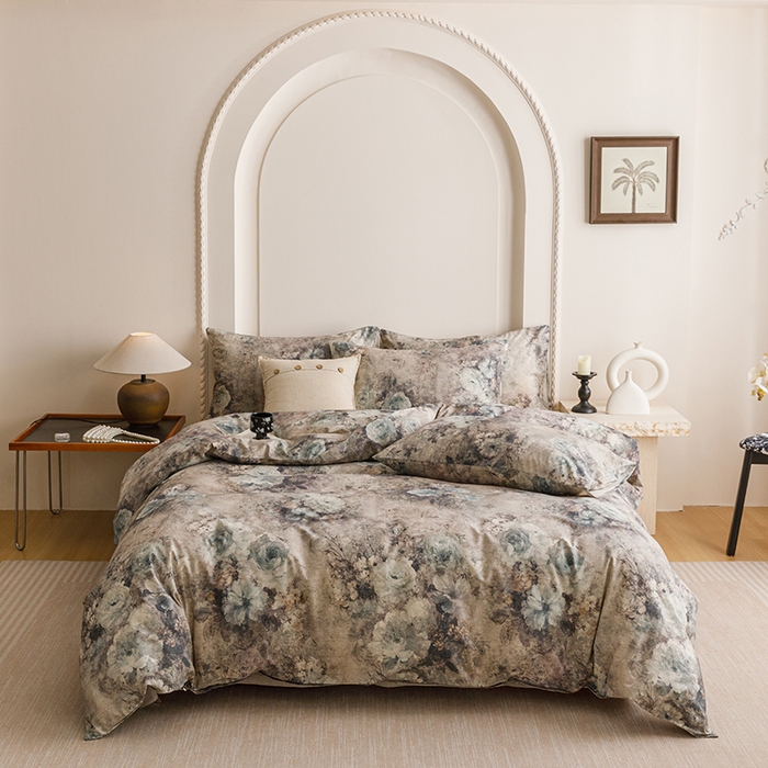 91家纺网 家纺一手货源 找家纺 （总）爱思佳 2025新款棉麻数码印花单品被套被套单件-单被套