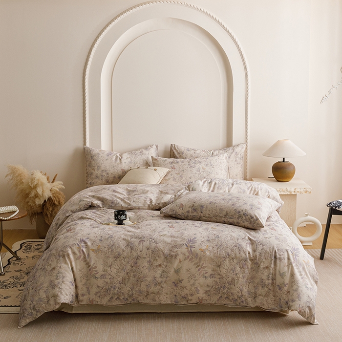 91家纺网 家纺一手货源 找家纺 （总）爱思佳 2025新款棉麻数码印花单品被套被套单件-单被套