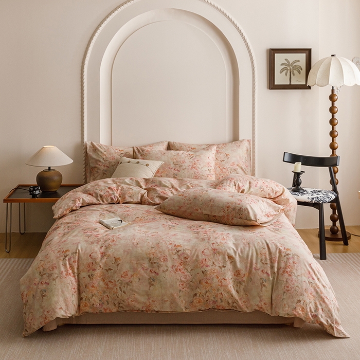 91家纺网 家纺一手货源 找家纺 （总）爱思佳 2025新款棉麻数码印花单品被套被套单件-单被套