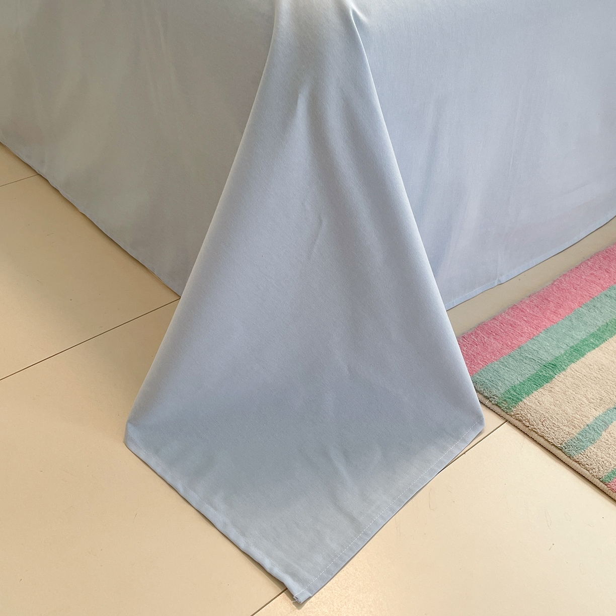 91家纺网 家纺一手货源 找家纺 蓝邻家纺 2025新款全棉磨毛卡通刺绣款四件套--毛巾绣系列 丛林守护-蓝