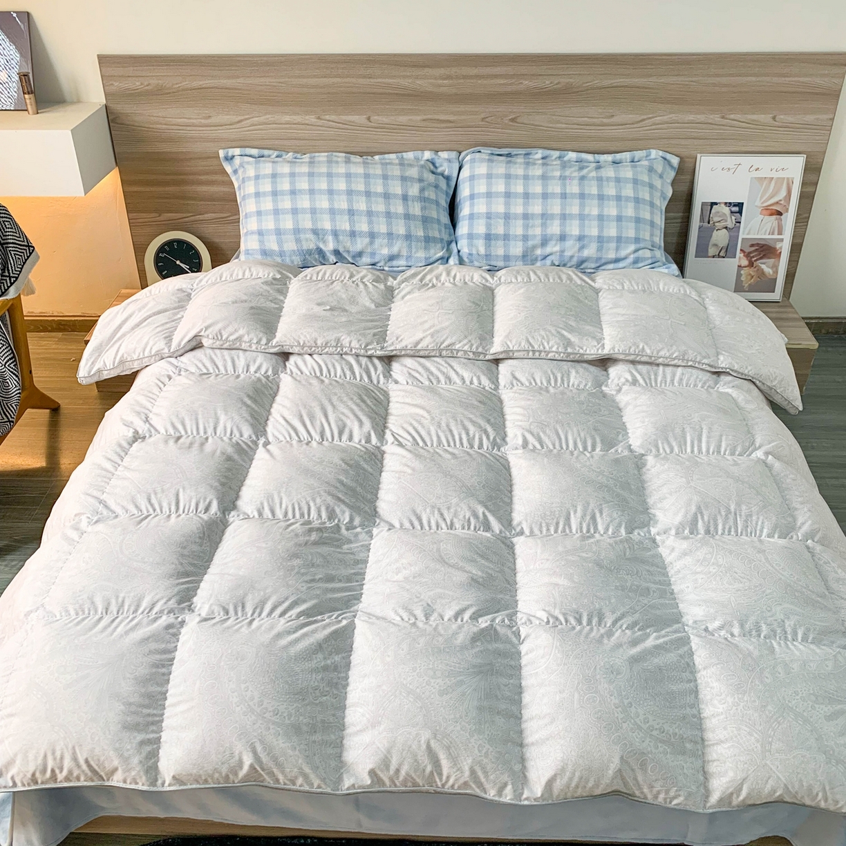 （总）华盛羽绒被壳 2025新款高端静音羽绒被