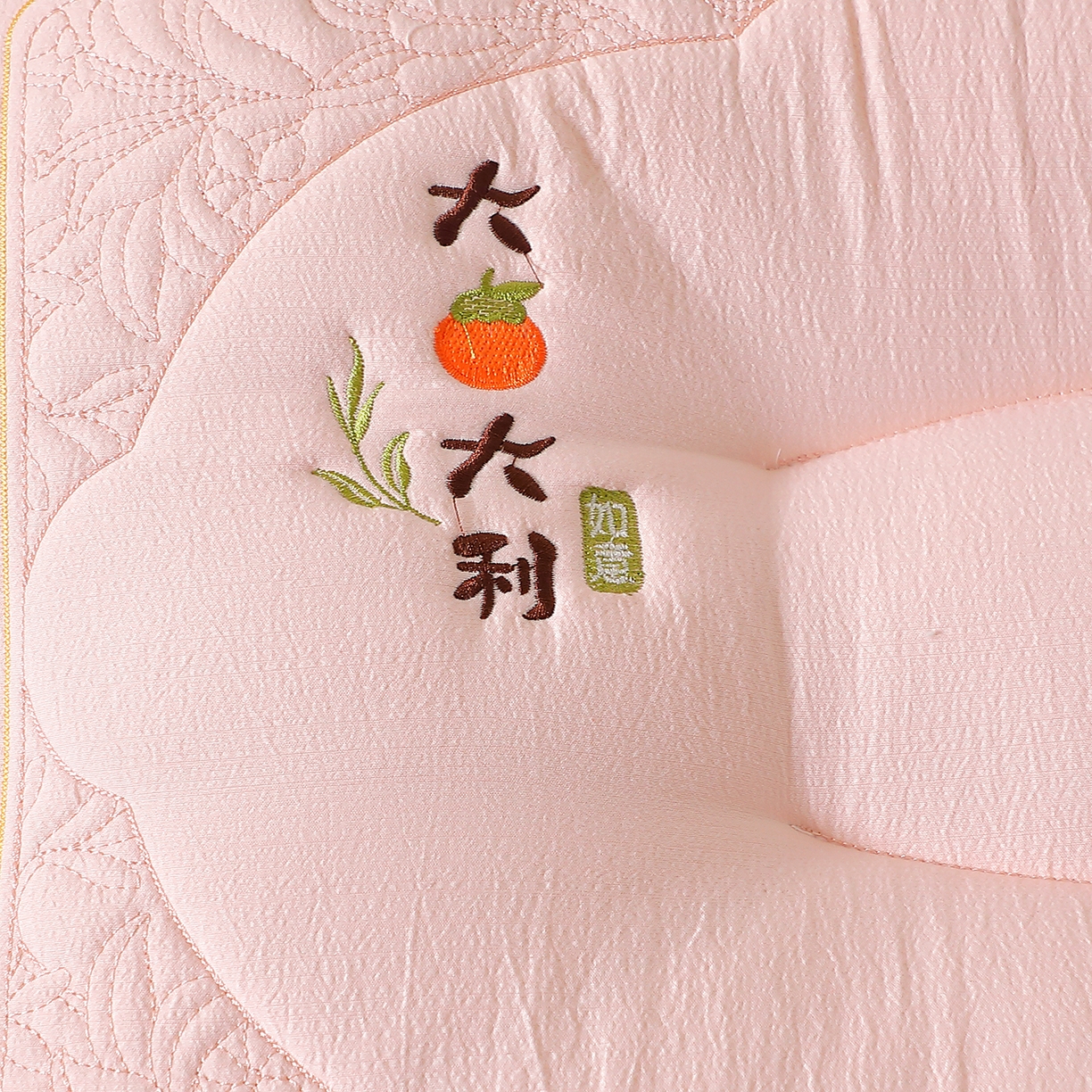 91家纺网 家纺一手货源 找家纺 万聚凯枕芯 2025新款亲肤木棉大桔大利枕头枕芯 大桔大利-粉色