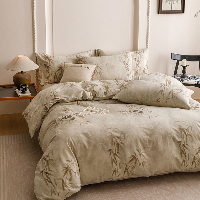 91家纺网 家纺一手货源 找家纺 爱思佳 2025新款棉麻数码印花单品被套被套单件-单被套 顽趣