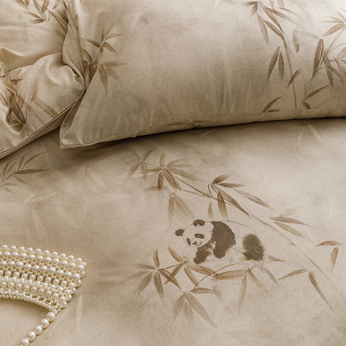 91家纺网 家纺一手货源 找家纺 爱思佳 2025新款棉麻数码印花单品被套被套单件-单被套 顽趣