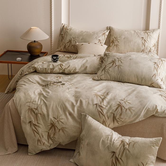 91家纺网 家纺一手货源 找家纺 爱思佳 2025新款棉麻数码印花单品被套被套单件-单被套 顽趣