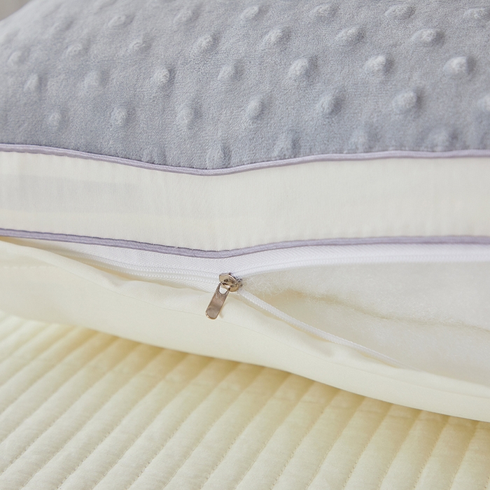 91家纺网 家纺一手货源 找家纺 万聚凯枕芯 2025新款豆豆熊枕头枕芯 熊熊-浅灰