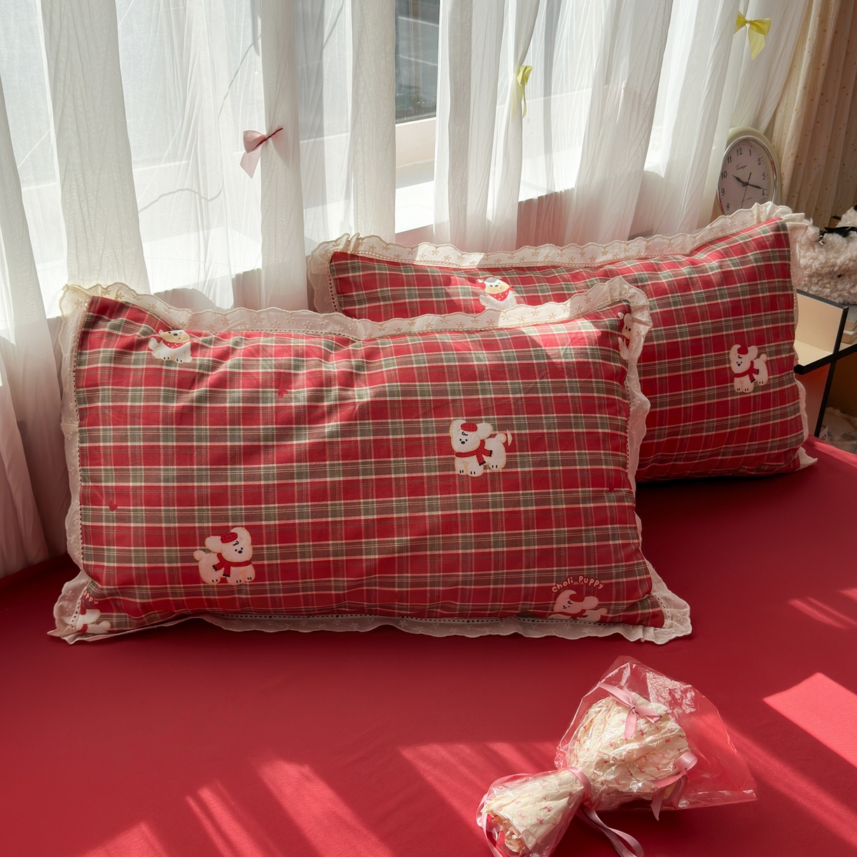 91家纺网 家纺一手货源 找家纺 （总）女子家纺 2025新款全棉纯棉磨毛蕾丝花边四件套