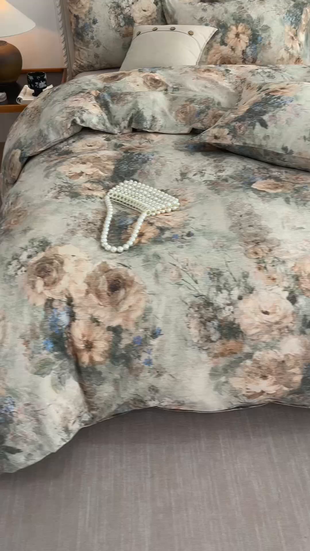 91家纺网 家纺一手货源 找家纺 （总）爱思佳 2025新款棉麻数码印花四件套