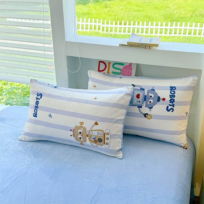 91家纺网 家纺一手货源 找家纺 丫丫家纺 2025学生季全棉高克重豆豆绒三四件套加厚保暖婴儿绒牛奶绒单被套单人双人被套加大号棉加绒三四件套  机器人