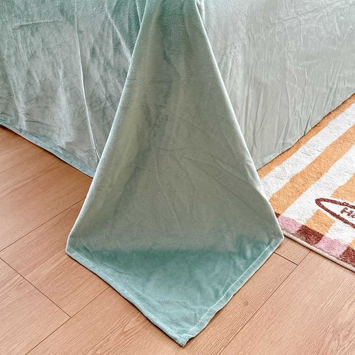 91家纺网 家纺一手货源 找家纺 丫丫家纺 2025学生季全棉高克重豆豆绒三四件套加厚保暖婴儿绒牛奶绒单被套单人双人被套加大号棉加绒三四件套  倾城之美