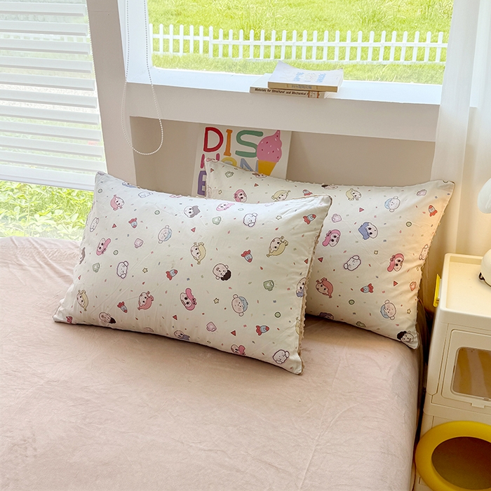 91家纺网 家纺一手货源 找家纺 丫丫家纺 2025学生季全棉高克重豆豆绒三四件套加厚保暖婴儿绒牛奶绒单被套单人双人被套加大号棉加绒三四件套  小新和他的蜡笔