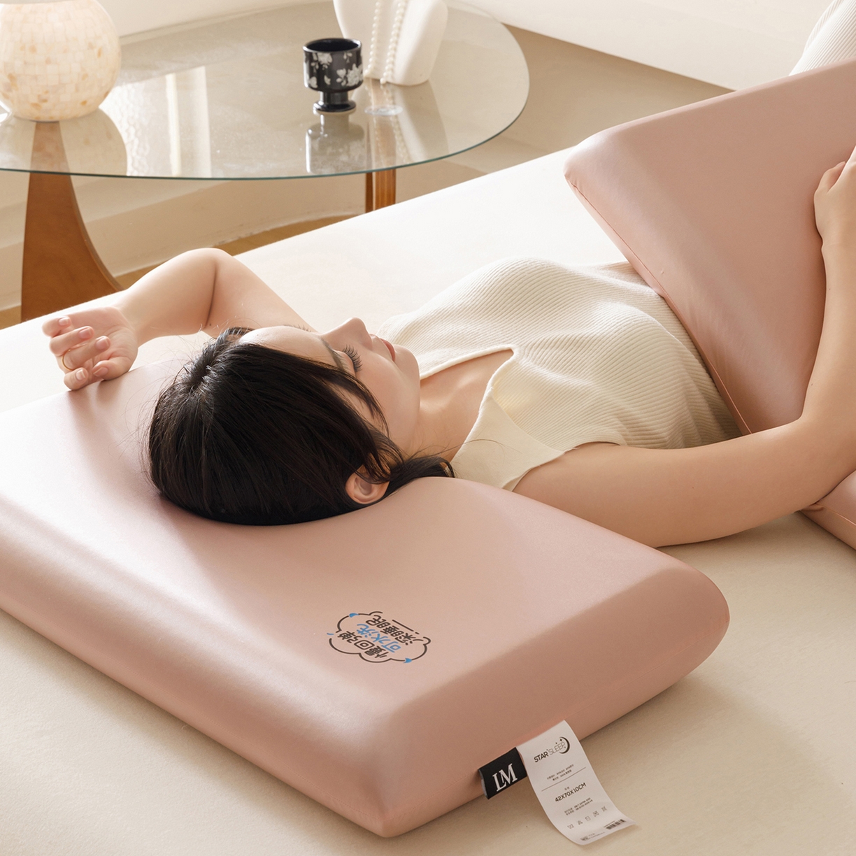 91家纺网 家纺一手货源 找家纺 （总）乐美家纺 2025新款可机洗慢回弹护颈记忆枕枕头枕芯