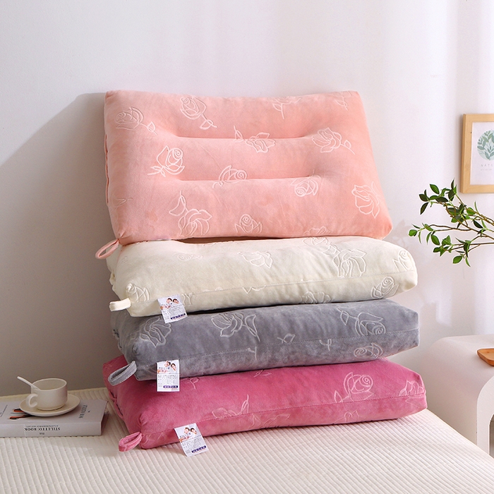 91家纺网 家纺一手货源 找家纺 （总）万聚凯枕芯 2025新款玫瑰绒定型枕头枕芯