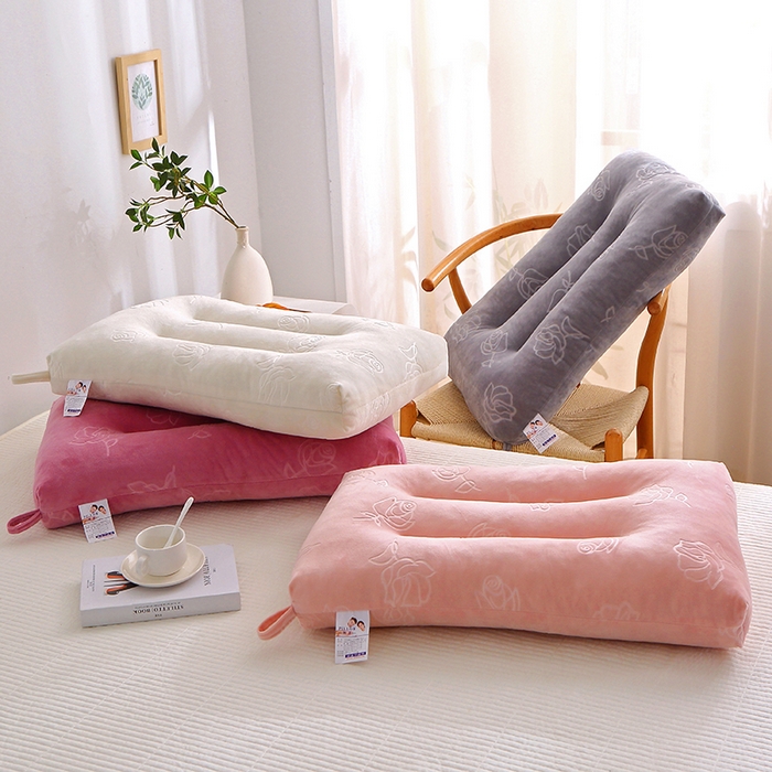 91家纺网 家纺一手货源 找家纺 万聚凯枕芯 2025新款玫瑰绒定型枕头枕芯 组合图