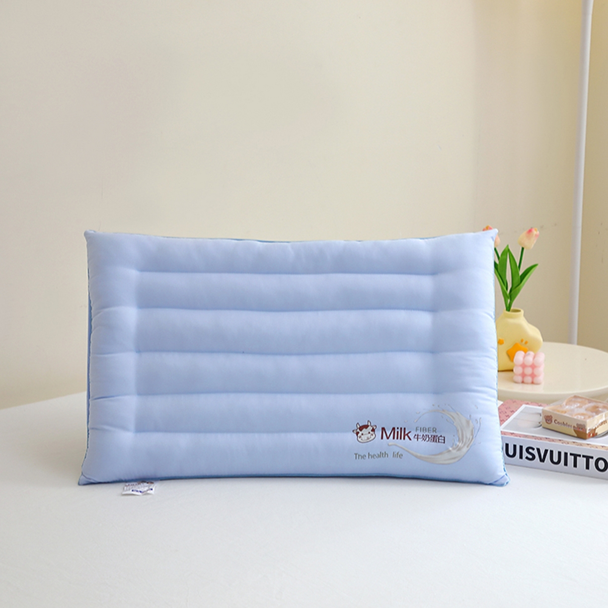 91家纺网 家纺一手货源 找家纺 （总）万聚凯枕芯 2025新款Milk牛奶蛋白定型枕枕头枕芯