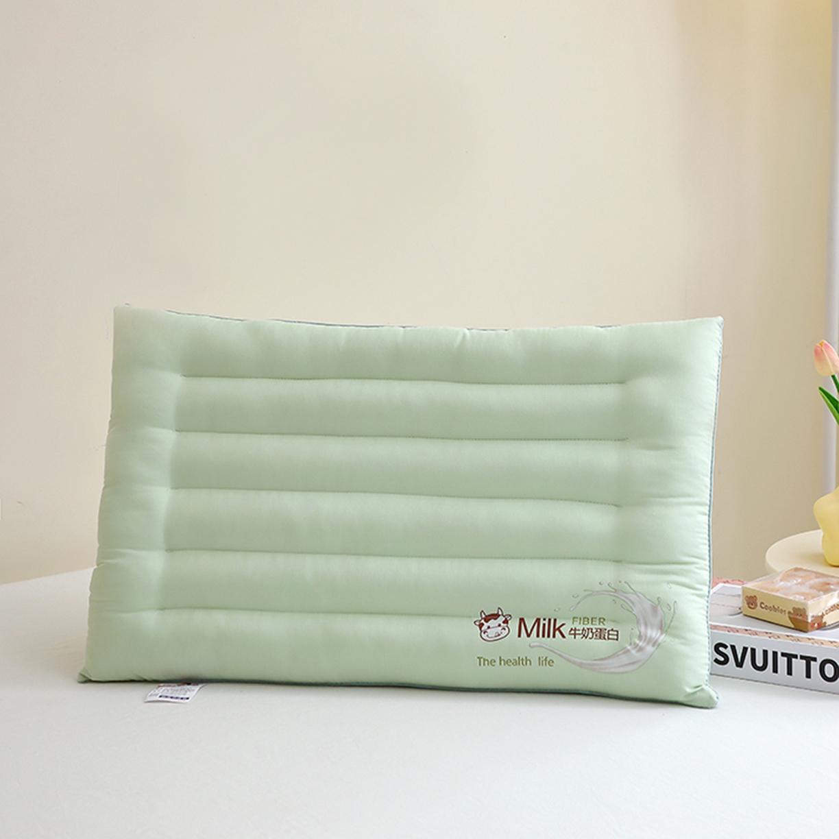 91家纺网 家纺一手货源 找家纺 （总）万聚凯枕芯 2025新款Milk牛奶蛋白定型枕枕头枕芯