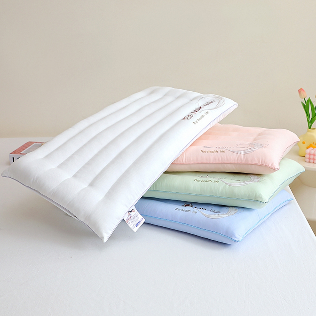 91家纺网 家纺一手货源 找家纺 万聚凯枕芯 2025新款Milk牛奶蛋白定型枕枕头枕芯 组图仅供参考