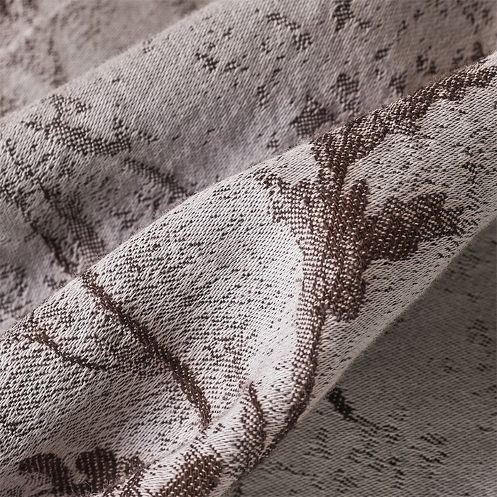 91家纺网 家纺一手货源 找家纺 梦享生活家居 2025新款全棉纯棉色织提花磨毛四件套 全棉磨毛锦绣-深咖