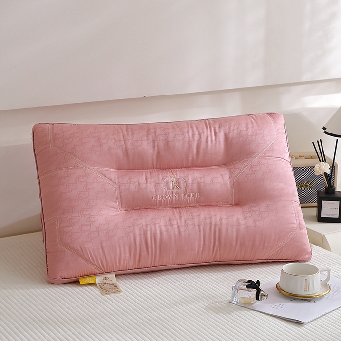 91家纺网 家纺一手货源 找家纺 （总）万聚凯枕芯 2025新款皇冠提花定型枕头枕芯