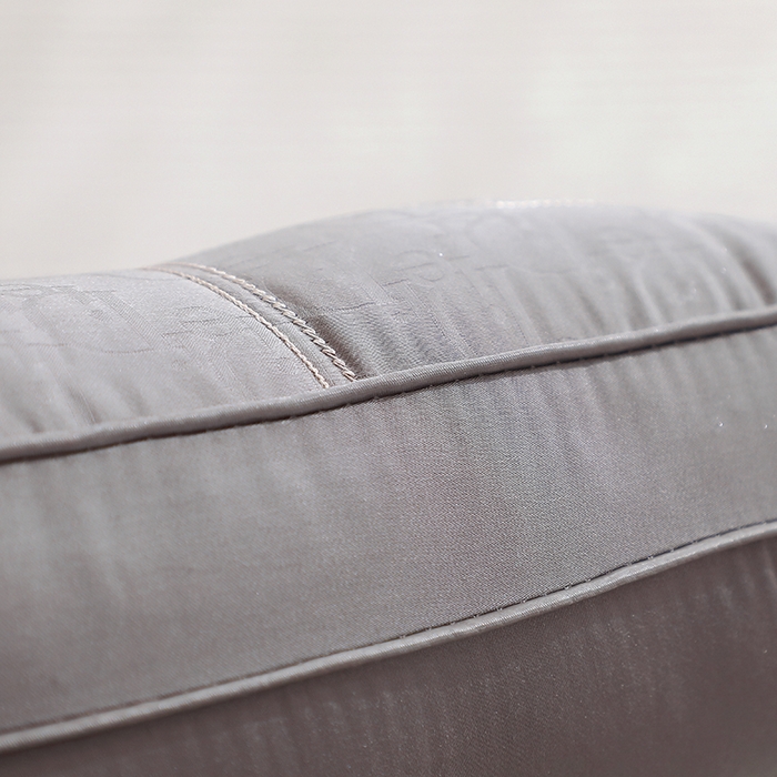 91家纺网 家纺一手货源 找家纺 万聚凯枕芯 2025新款皇冠提花定型枕头枕芯 灰色