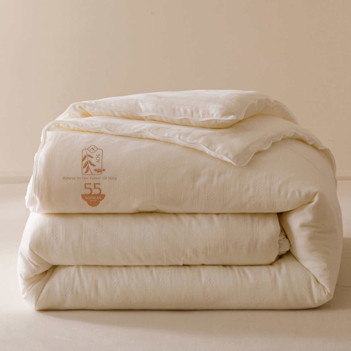 91家纺网 家纺一手货源 找家纺 （总）子由家居 2025新款全棉纯棉有氧双层提花55大豆被被子被芯