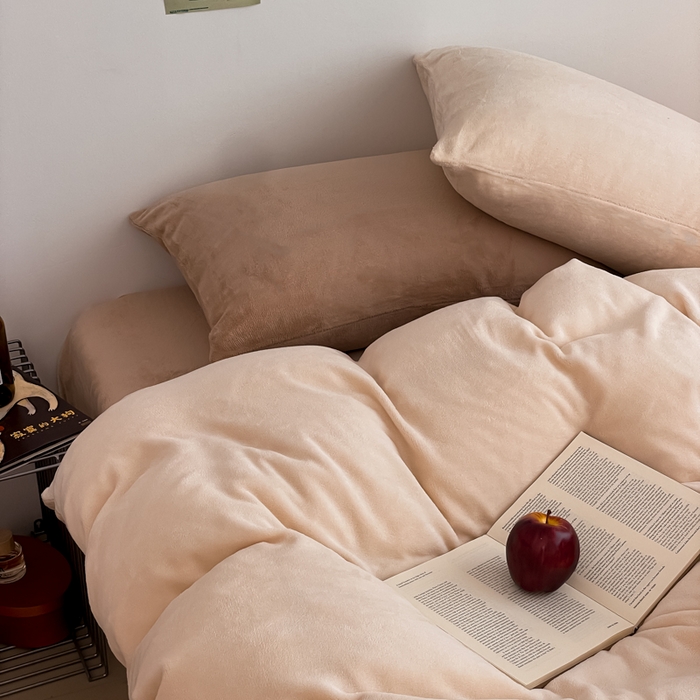 91家纺网 家纺一手货源 找家纺 （总）三朵家纺 2025新款法莱绒混搭四件套