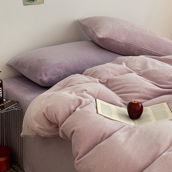 91家纺网 家纺一手货源 找家纺 （总）三朵家纺 2025新款法莱绒混搭四件套