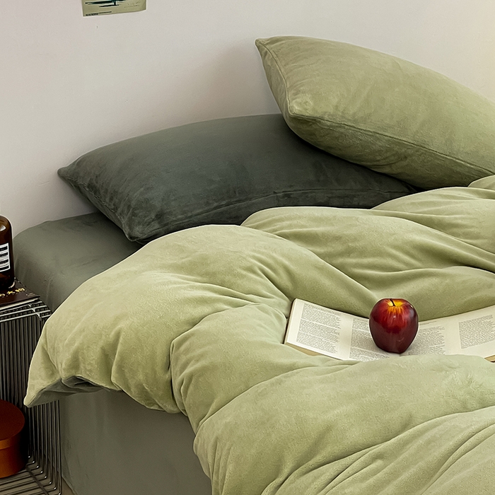 91家纺网 家纺一手货源 找家纺 （总）三朵家纺 2025新款法莱绒混搭四件套