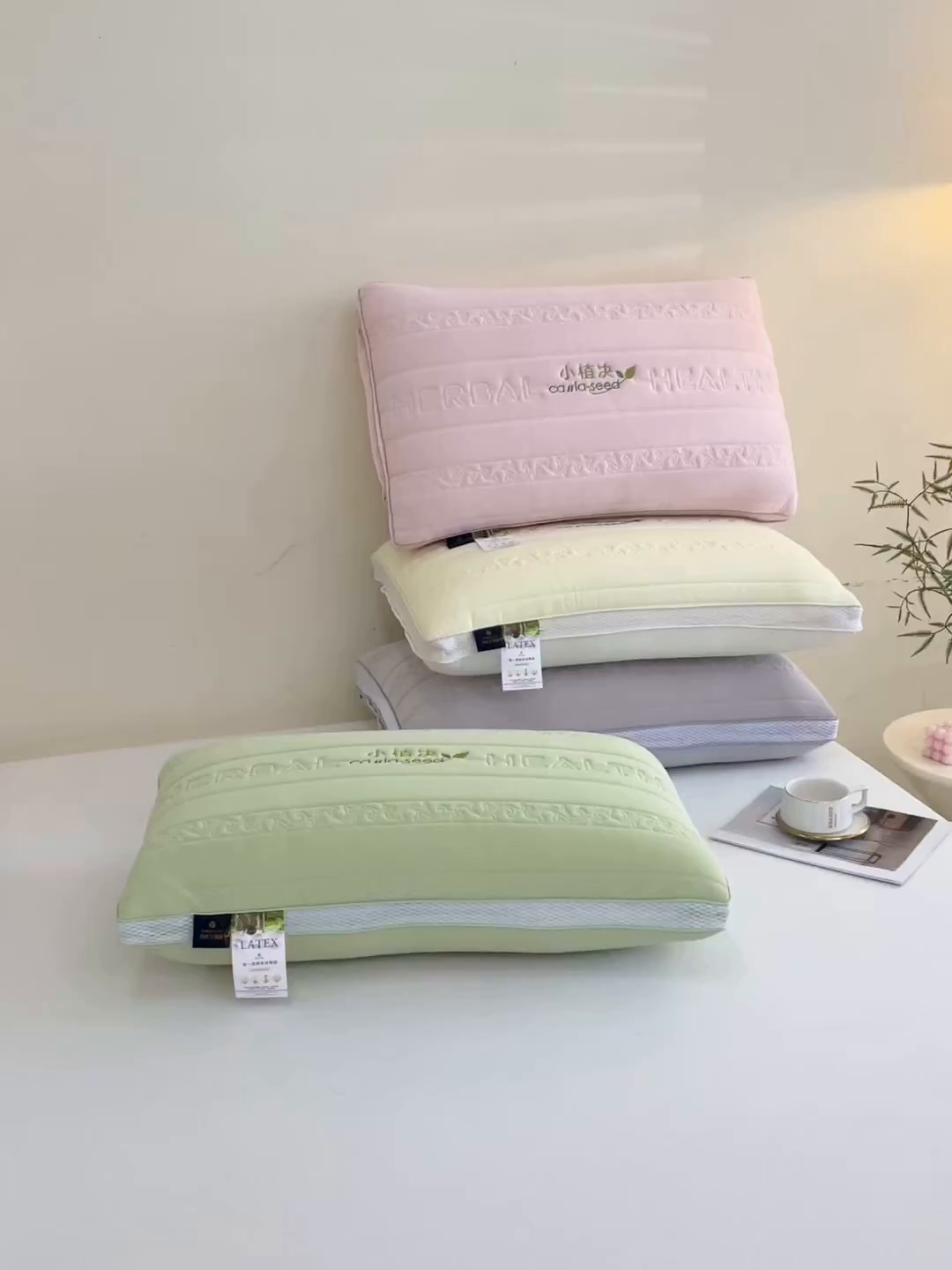 91家纺网 家纺一手货源 找家纺 （总）万聚凯枕芯 2025新款小植决枕枕头枕芯