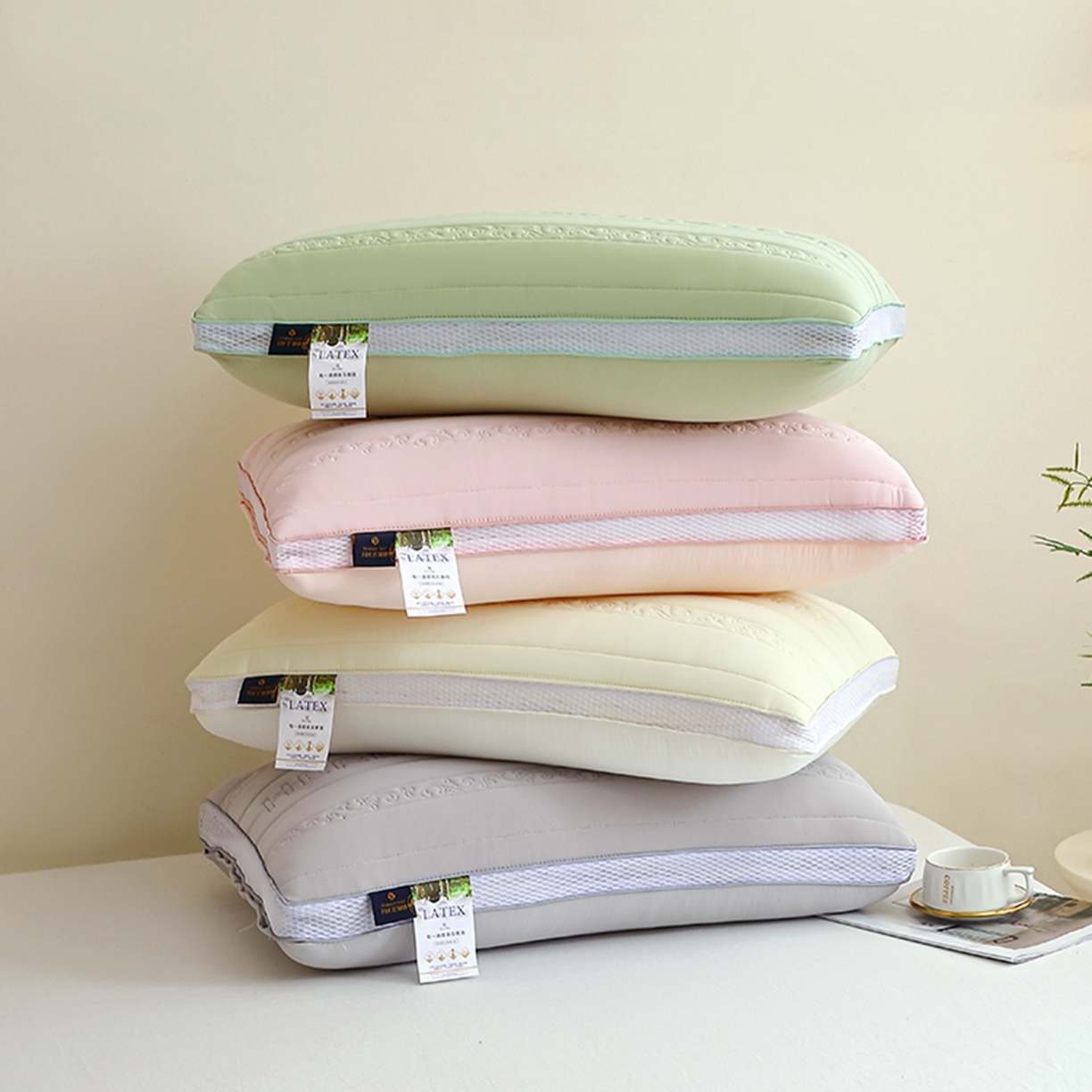 91家纺网 家纺一手货源 找家纺 万聚凯枕芯 2025新款小植决枕枕头枕芯 组图仅供参考