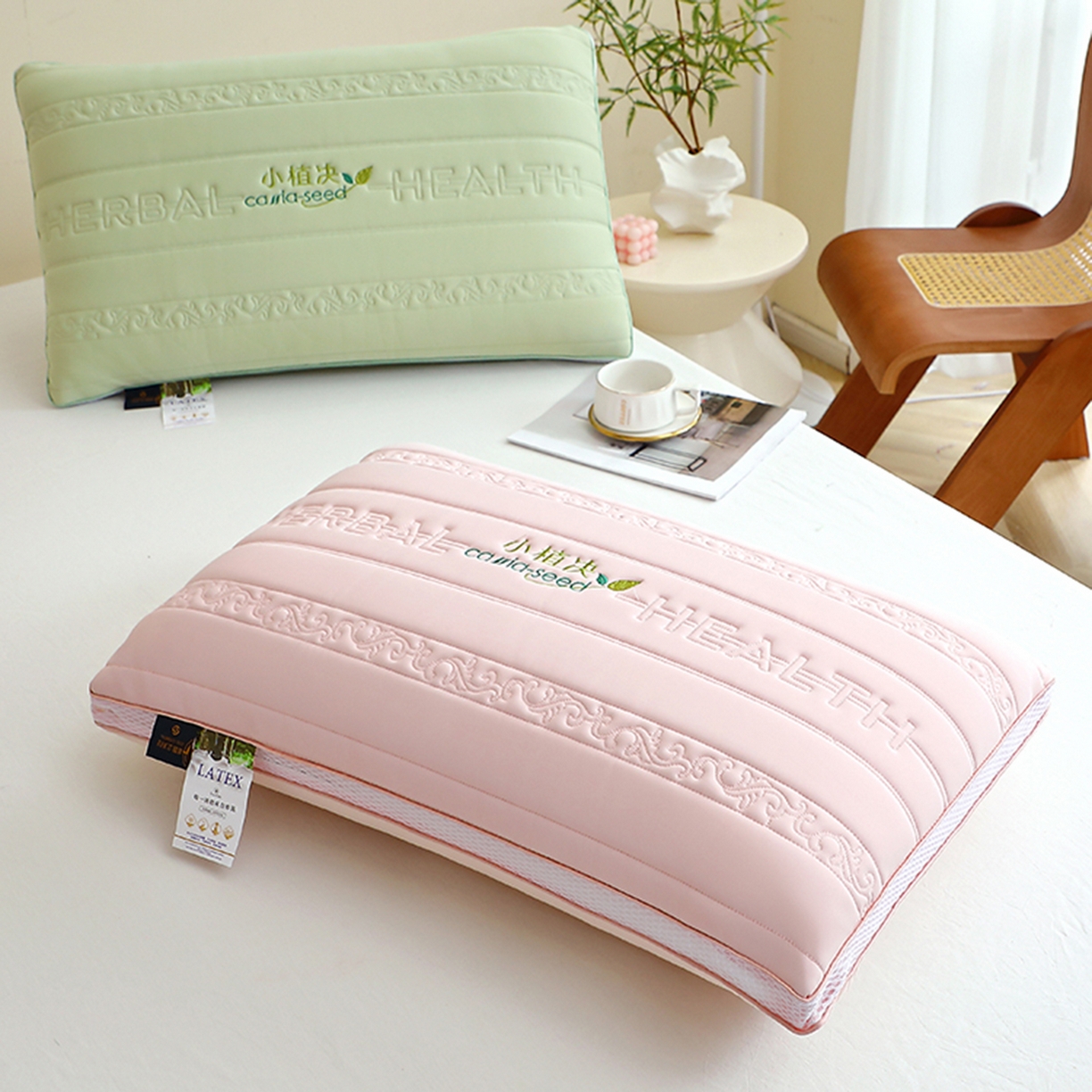 91家纺网 家纺一手货源 找家纺 万聚凯枕芯 2025新款小植决枕枕头枕芯 组图仅供参考