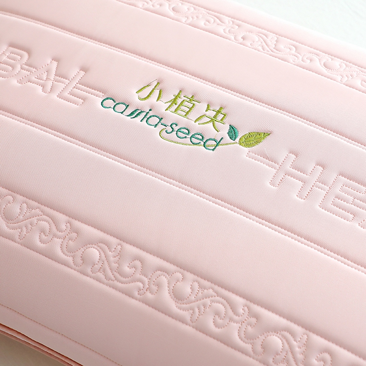 91家纺网 家纺一手货源 找家纺 万聚凯枕芯 2025新款小植决枕枕头枕芯 粉色