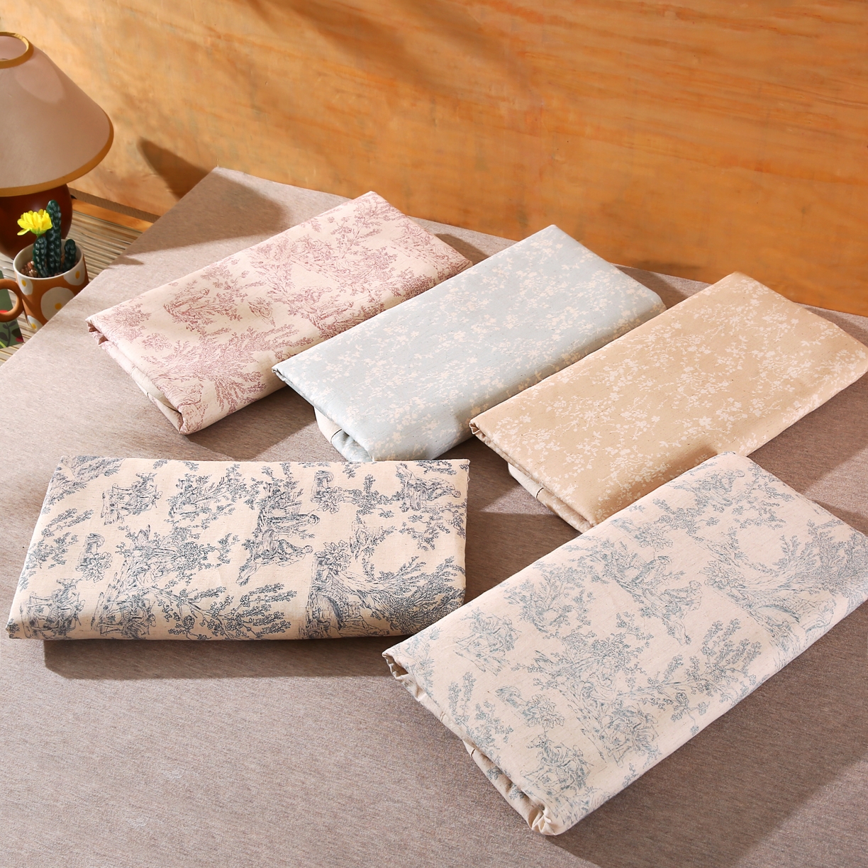 91家纺网 家纺一手货源 找家纺 小米枕芯 2025新款贡缎国风荞麦系带荞麦护颈助眠枕5色 深蓝