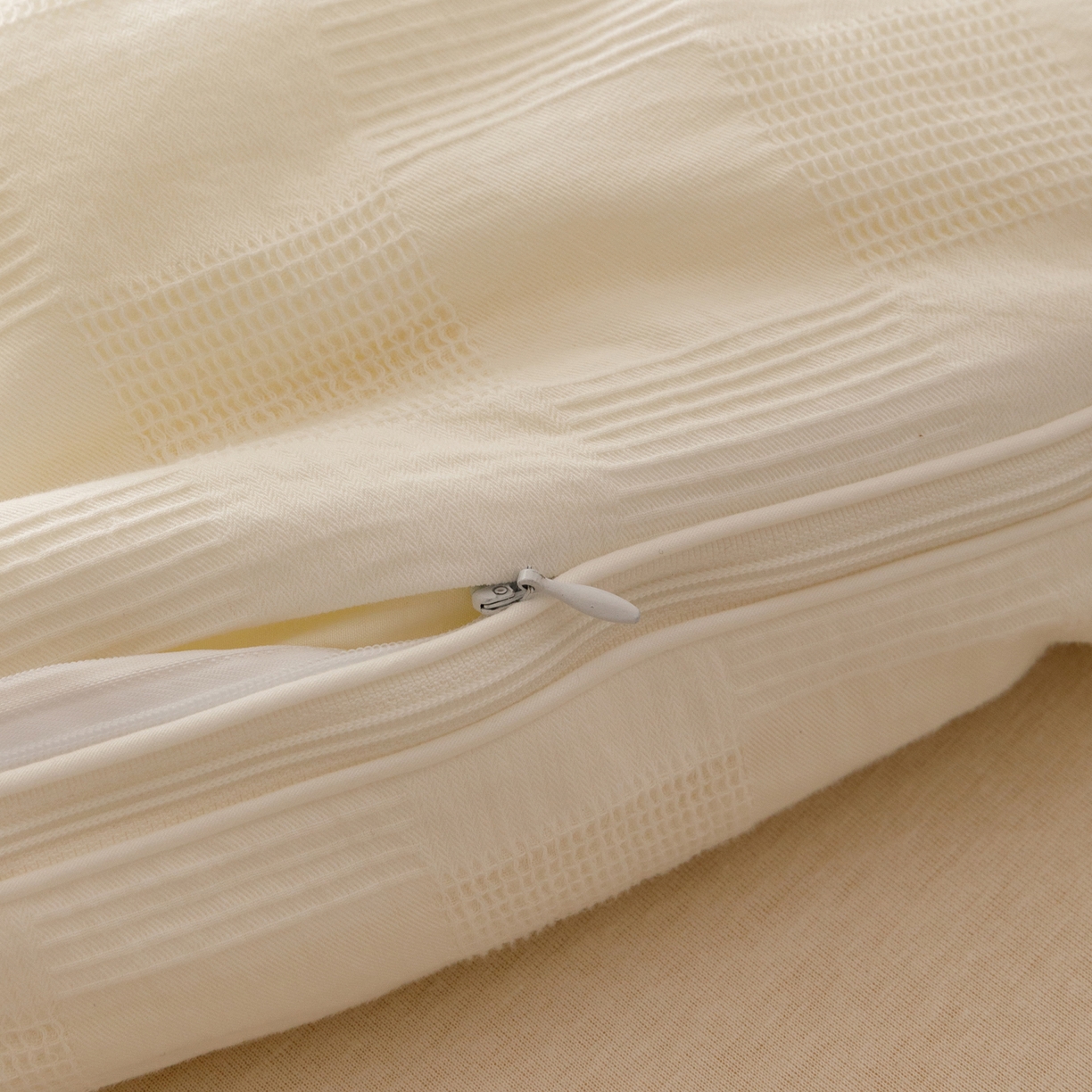 91家纺网 家纺一手货源 找家纺 子由家居 2025新款全棉纯棉水洗提花99大豆冬被被子被芯 纯棉99子母被（自然风）