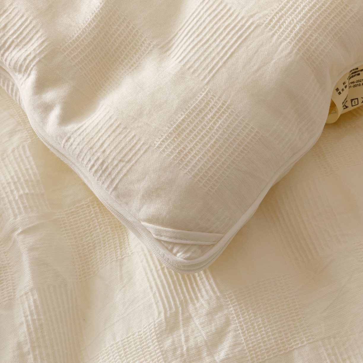 91家纺网 家纺一手货源 找家纺 子由家居 2025新款全棉纯棉水洗提花99大豆冬被被子被芯 纯棉99子母被（自然风）