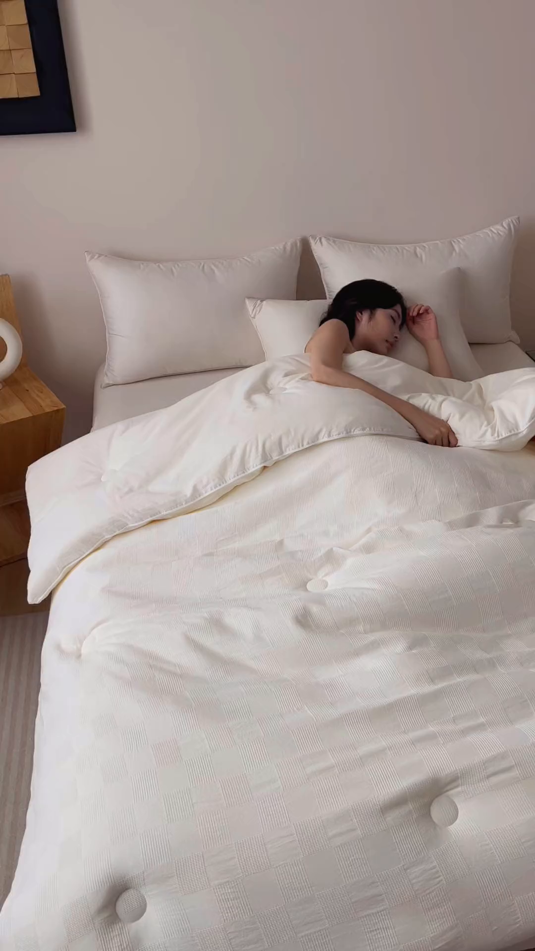 91家纺网 家纺一手货源 找家纺 子由家居 2025新款全棉纯棉水洗提花99大豆冬被被子被芯 纯棉99大豆被（自然风）