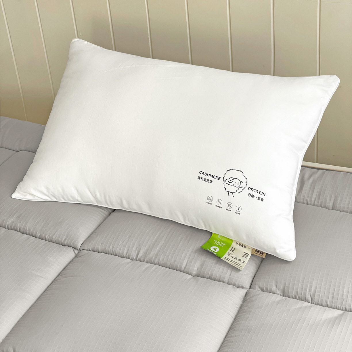 91家纺网 家纺一手货源 找家纺 （总）爱彼家纺 2025新款学生季无印风水洗棉褥子枕芯学生套件宿舍单人90x190床褥套床垫套