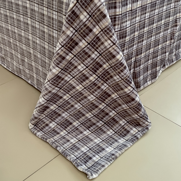 91家纺网 家纺一手货源 找家纺 三朵家纺 2025新款法莱绒混搭四件套 匆匆那年