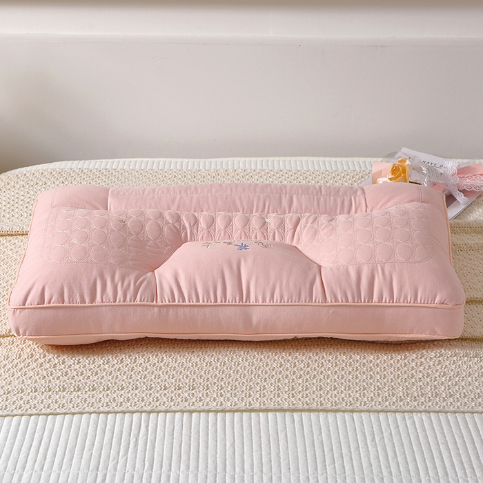 91家纺网 家纺一手货源 找家纺 万聚凯枕芯 2025新款荞王枕头枕芯 粉色